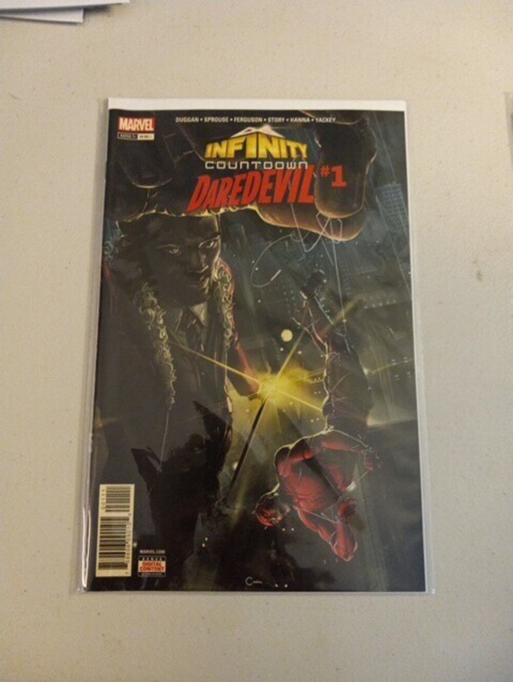 Infinity Countdown: Daredevil #1 2018 Clayton Crain Cover